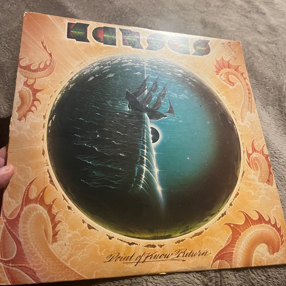 Kansas - Point Of Know Return 1977 LP Vinyl Record. Good Condition Rare
